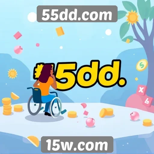 Acessibilidade no site 55dd.com para jogadores de diferentes idades